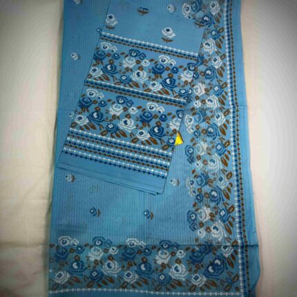 Axomkart Premium Summer Friendly Assamese Mekhela Sador - Blue