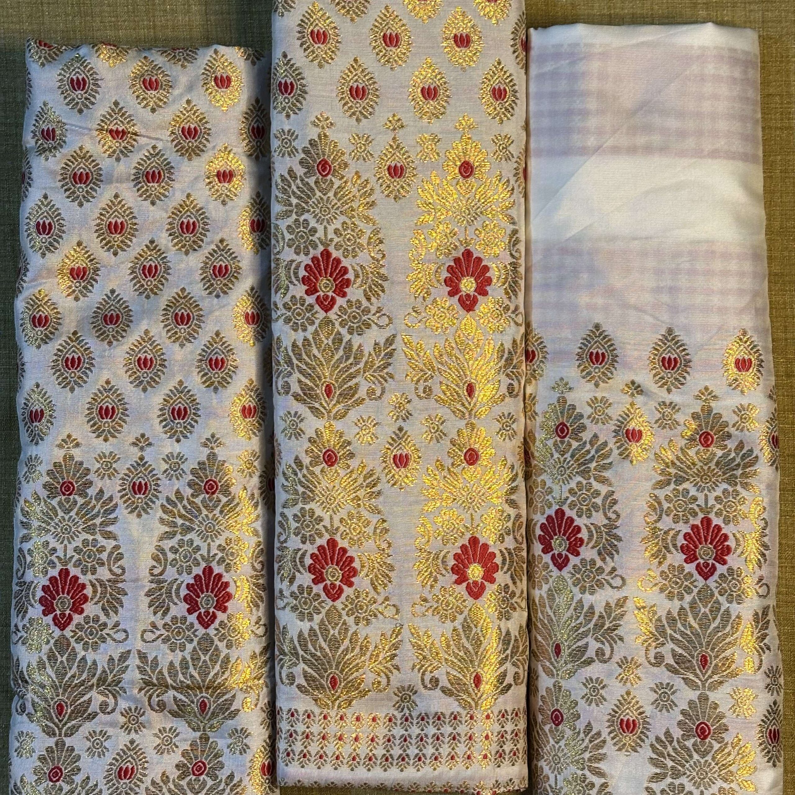 IMG_6881 Axomkart Premium Mix Paat Assamese Mekhela Chador - Image 1