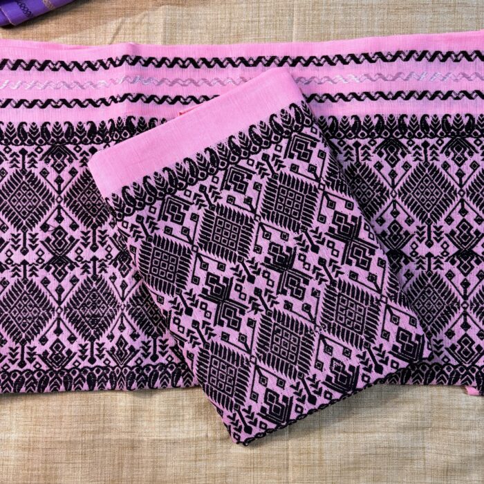 Axomkart Handloom Bohagi Premium kesa Cotton Mekhela Chador - Image 2