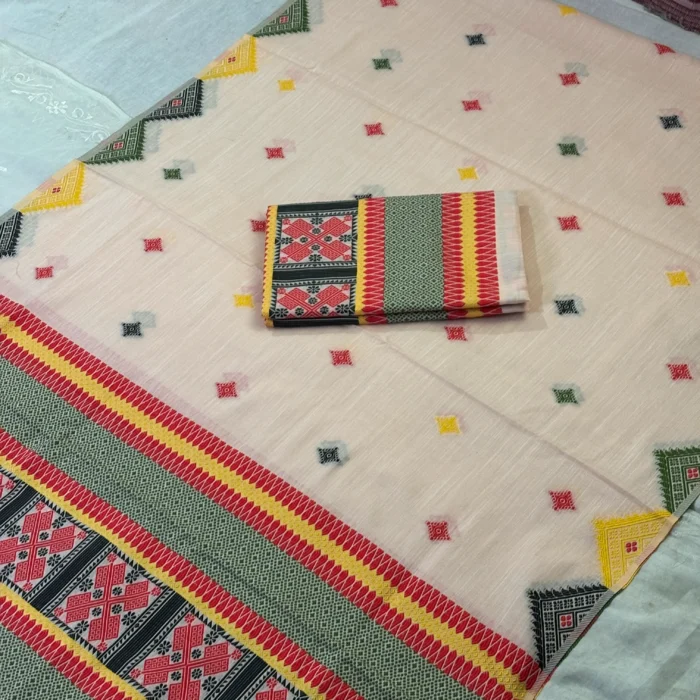 Axomkart Bohagi Premium KesaPaat Cotton Mekhela Chador - Image 2