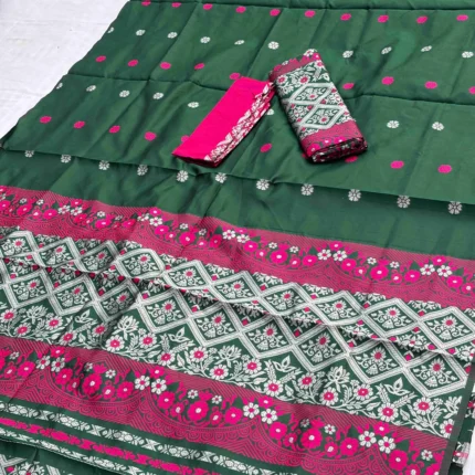 Axomkart Semi Paat Contrast Jura - Bohagi - Green